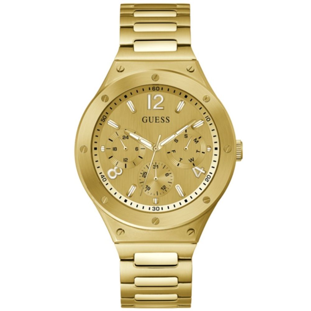 Guess Gold Stainless Steel Dress Watch